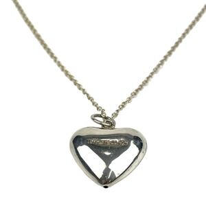 TIFFANY Co Peretti Heart Necklace Choker Sterling Silver some